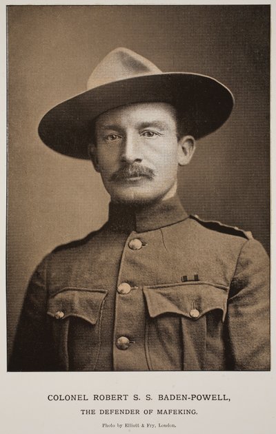 Coronel Robert S.S. Baden-Powell, El Defensor de Mafeking de Elliott und Fry Studio